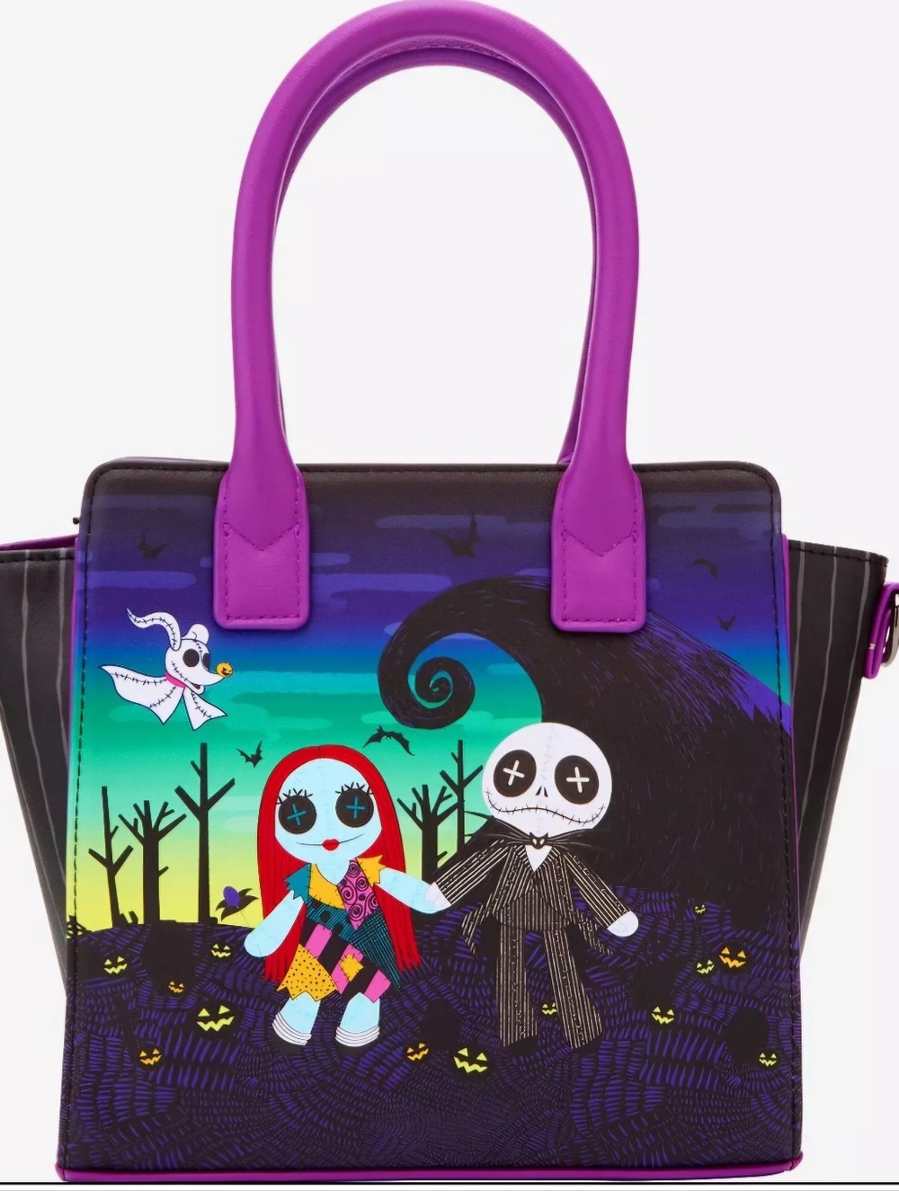 NWT! Disney's Loungefly TNBC Jack & Sally Mini-Satchel